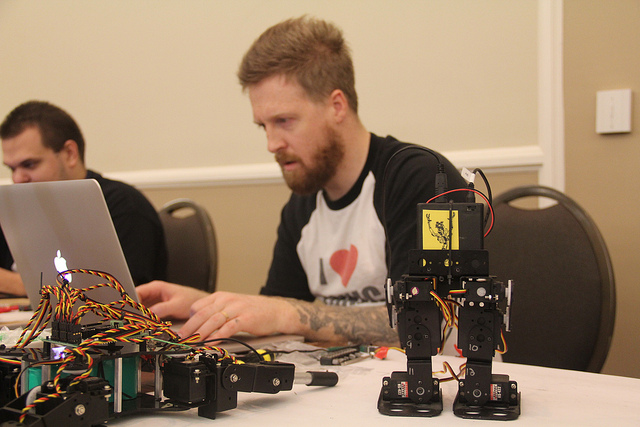 One of many awesome Robots at RobotsConf 2013!